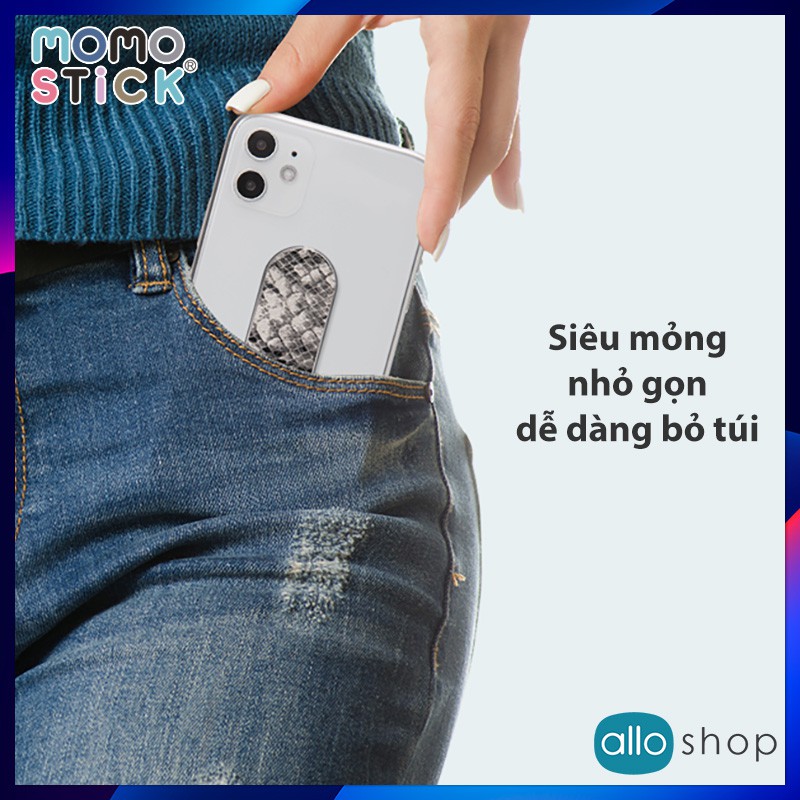 Giá Đỡ Điện Thoại MOMOSTICK Character Series, Ring iPhone Momo Stick Đa Năng Popsocket &amp; Stand - Chính Hãng Hàn Quốc