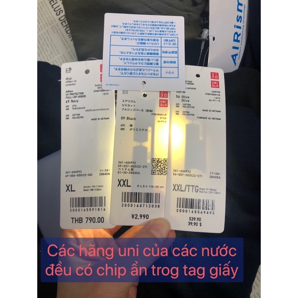 Áo Chống Nắng / Gió Nam Uniqlo Alrism chính hãng