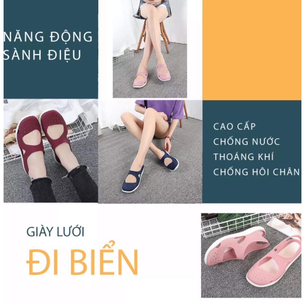 Giày Sandan đi biển, lội suối siêu êm, siêu bền hàng chuân