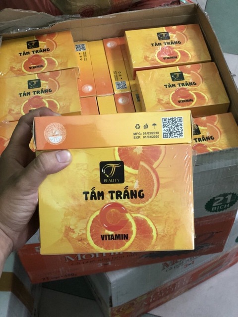 Tắm trắng cam giá sỉ ,19k