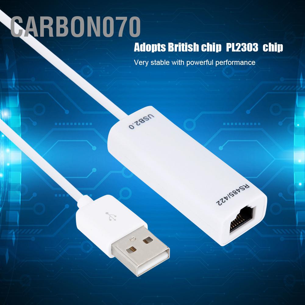 Dây cáp chuyển đổi USB sang RS485/RS422 có giao diện Anh PL2303 chip RJ45 chuyên dụng