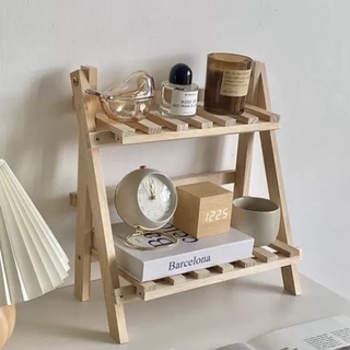 Kệ gỗ 2 tầng để bàn
