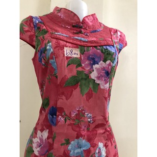 Đầm sườn xám si tuyển ( mới 90%)  eo 68cm 642