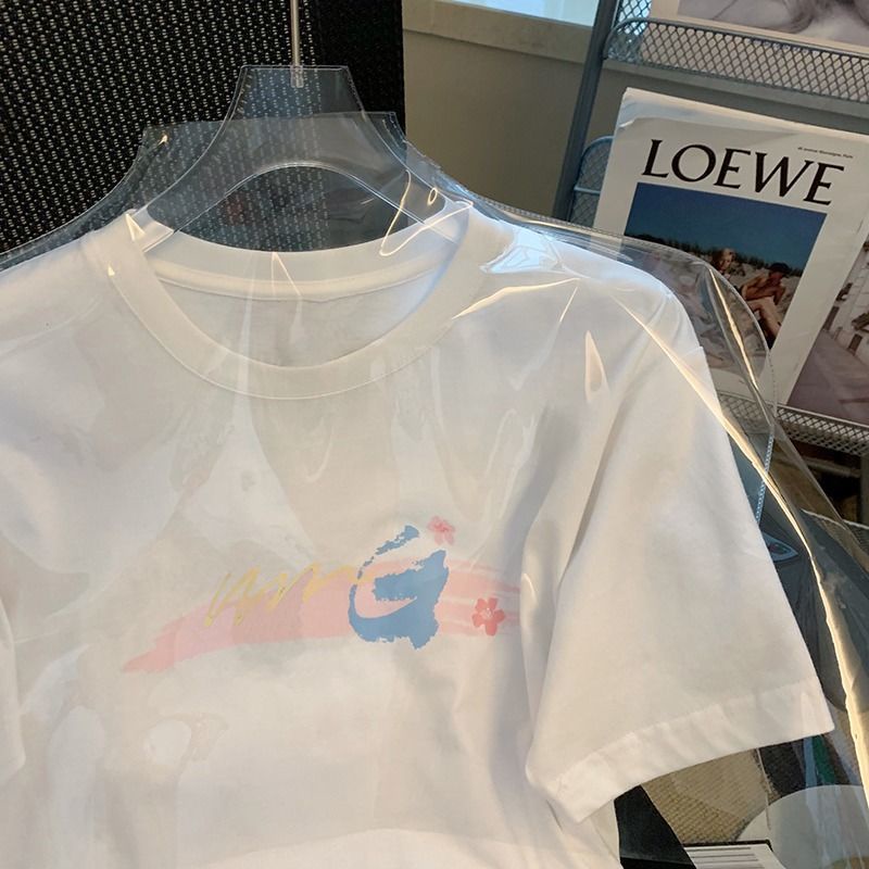 Áo Thun Tay Ngắn Dáng Rộng Phong Cách Hợp Thời Trang Cho Nữ