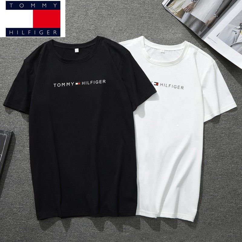 Áo thun in hình tommy Hilfiger cho nam và nữ