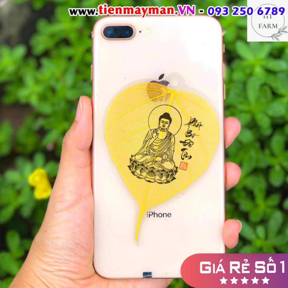 SẴN HÀNG Lá Bồ Đề Tâm Phật, May mắn bình an, treo hoặc ốp điện thoại Hàng Thủ Công Chuẩn Đẹp