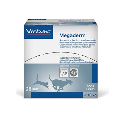 MEGADERM VIRBAC - Gel Dinh Dưỡng, Mượt Lông, Chống Viêm Ngứa Da💛FREESHIP💛 Thức Ăn Phụ Kiện Cho Thú Cưng