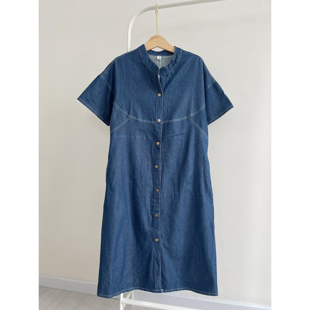 LOVISHOP - Đầm oversize denim hot hit nhà Lovi