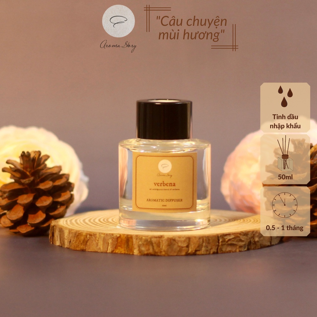 Tinh Dầu Khuếch Tán Aroma Story Hương Cỏ Tiên Thảo Verbena Size 50ml/100ml