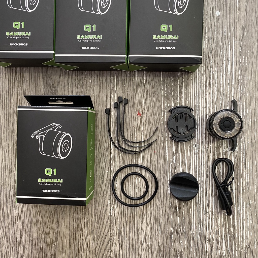Đèn Hậu Tròn Rockbros Q1 Samurai