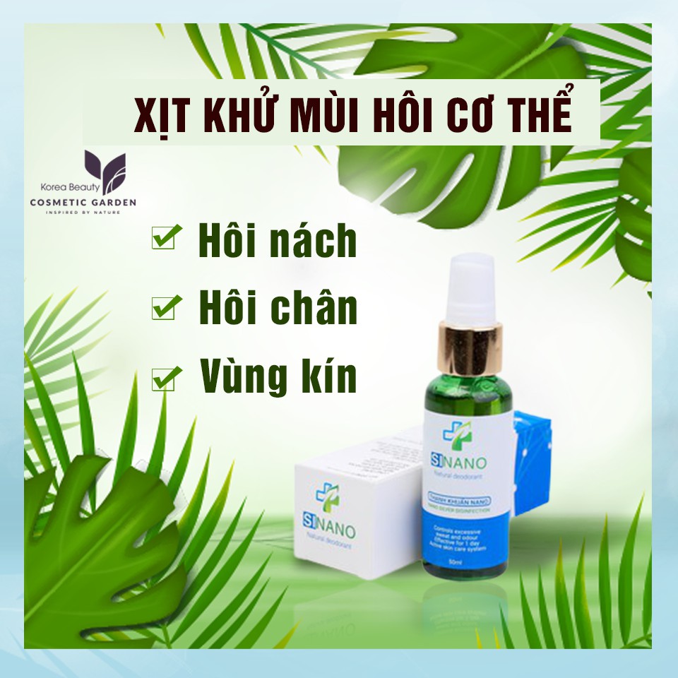 Xịt Khử Mùi SINANO , Khử Mùi Hôi Nách , Hôi Chân , Hôi Giày , Vùng Kín Hiệu Quả 100% | BigBuy360 - bigbuy360.vn