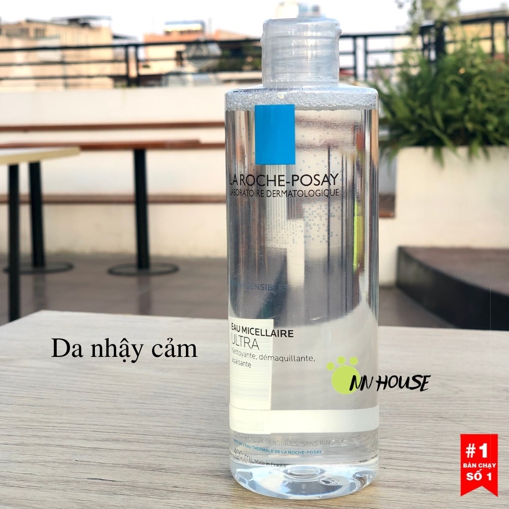 Nước tẩy trang La Roche Posay da dầu và da nhậy cảm làm sạch da và dưỡng ẩm da, dưỡng da micellar water tẩy trang nước