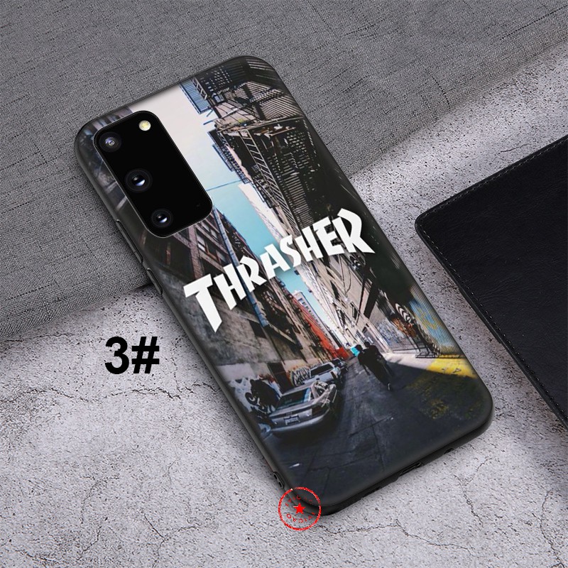 Ốp điện thoại mềm họa tiết logo Thrasher cho Samsung Galaxy A60 A70 A70S M10 M20 M30 M11 M21 M31 M30S M31S