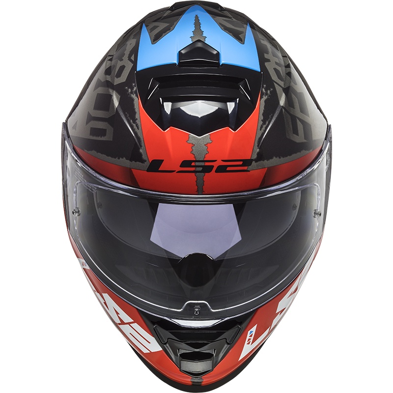Mũ fullface LS2 FF800 Sprinter Black Red Titanium tặng pinlock - chọn mầu kính