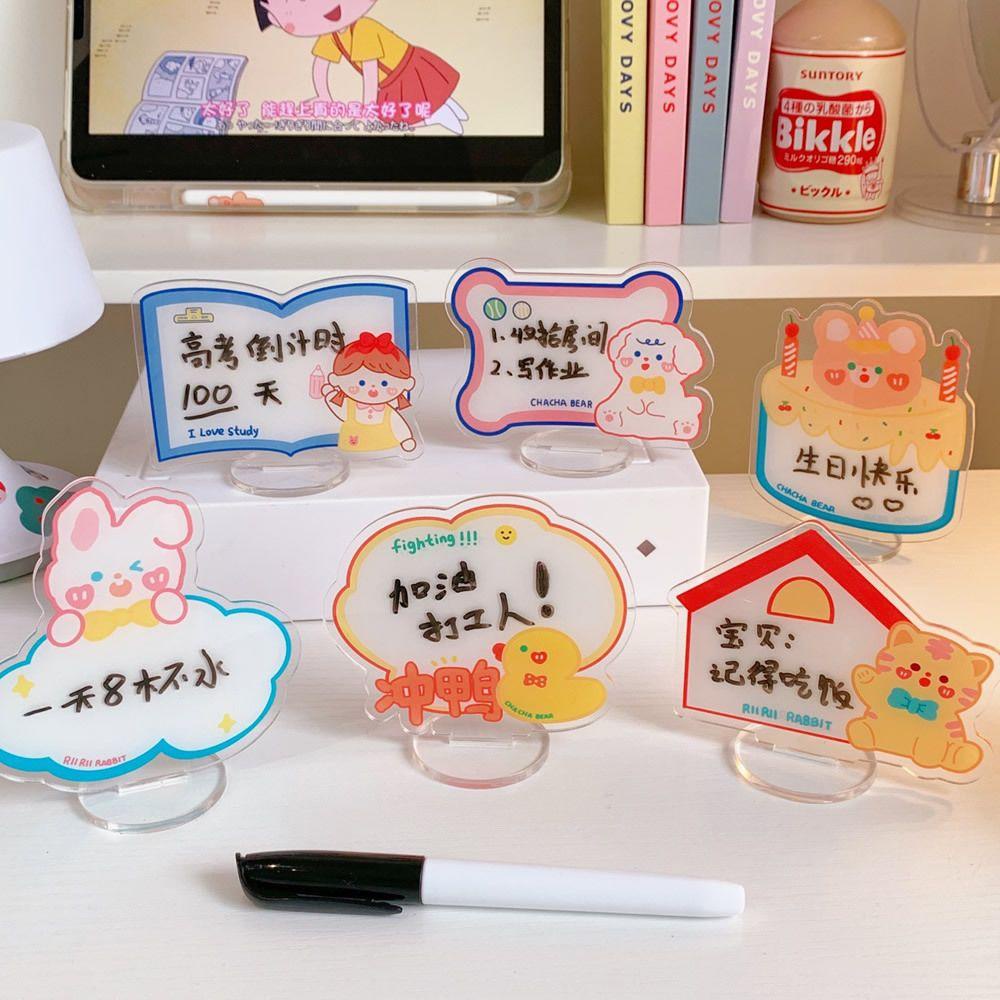 Bảng Trắng Trong Suốt Ghi Chú Lên Kế Hoạch Họach Hoạt Hình Graffiti