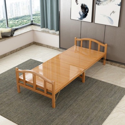 Giường Tre Gấp Gọn Cao Cấp, Giường Xếp Nghỉ Trưa Thư Giãn Văn Phòng Kích thước 80*197cm .