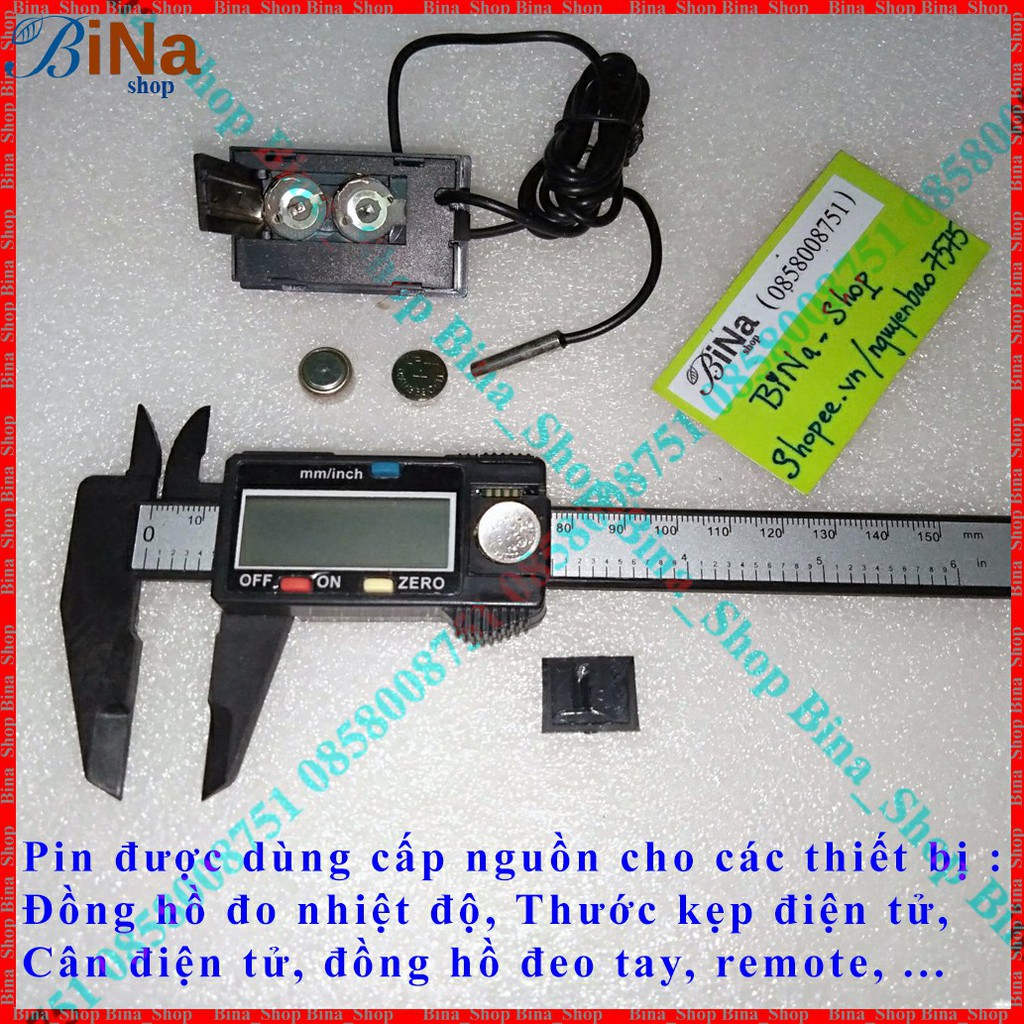 [10 viên] Pin cúc áo LR44 / AG13 / A76 2 viên / 10 viên (tự chọn)