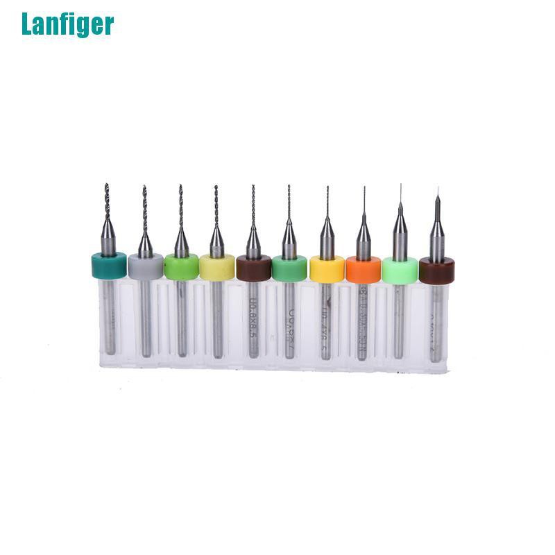 Set 10 Mũi Khoan Micro CNC Chuyên Dụng Cho Bảng Mạch In PCB