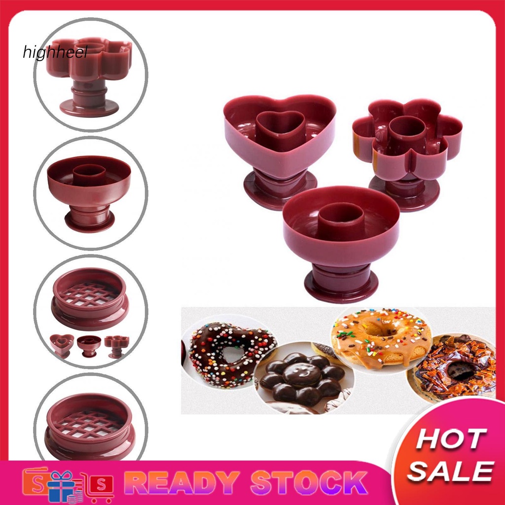 Khuôn làm bánh donut chịu nhiệt độ cao thời trang cho nhà bếp