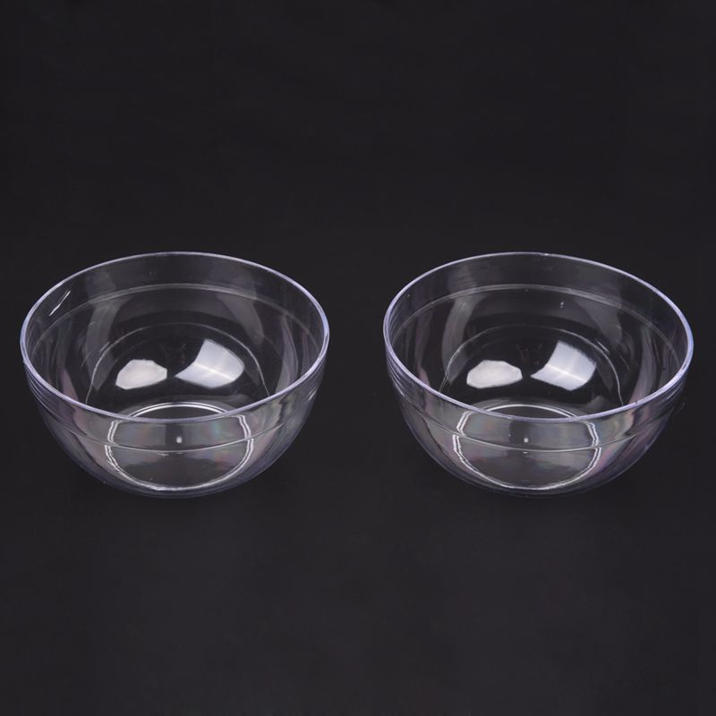 Set 2 Chén Nhựa Trong Suốt Đựng Mặt Nạ DIY 9Cmx4.5Cm