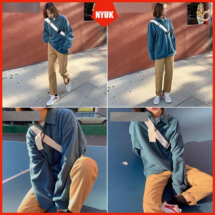 Áo sweater thiết kế form rộng thời trang Hàn Quốc trẻ trung cho nữ | BigBuy360 - bigbuy360.vn