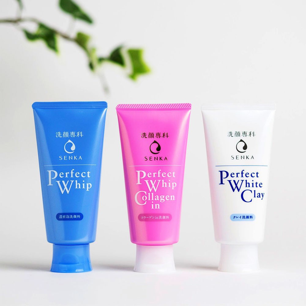 Sữa Rửa Mặt Senka Perfect Whip Acnes Care Dành Cho Mọi Loại Da