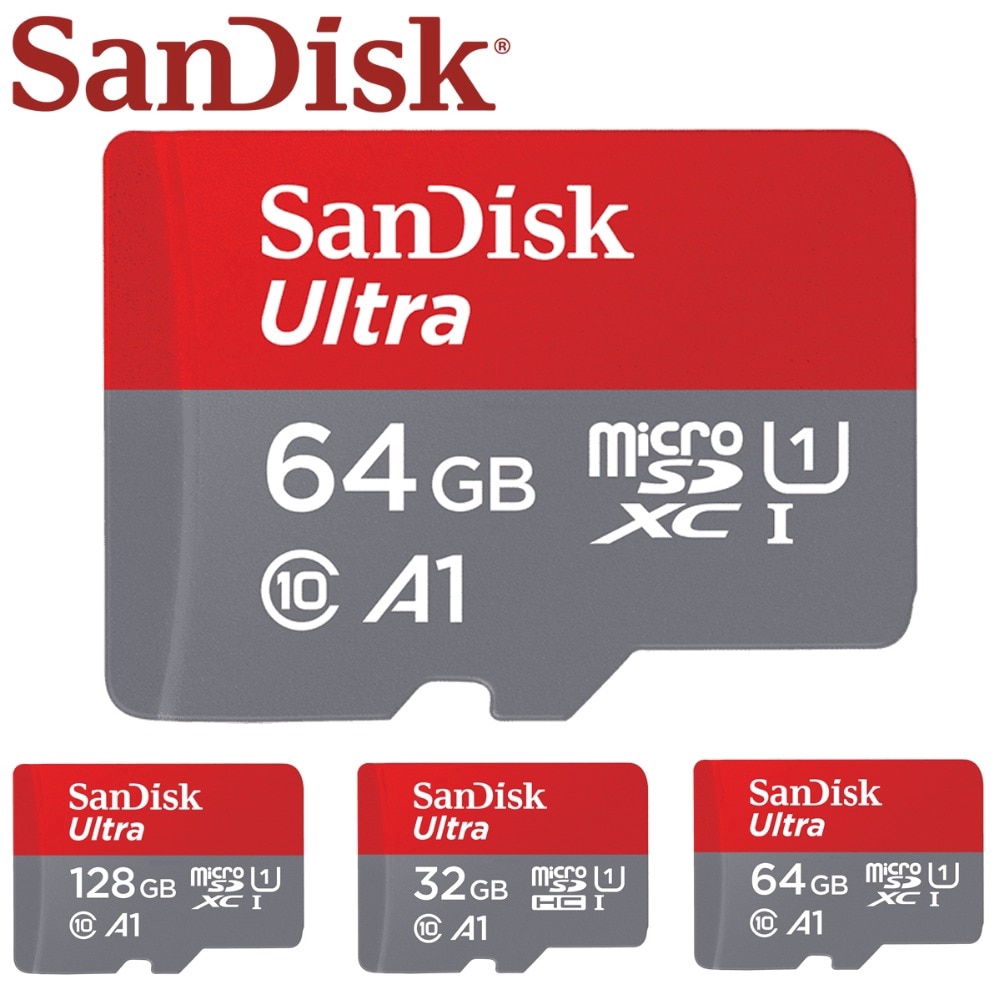 Thẻ Nhớ Micro Sd 64gb 100mb / S 32gb 128gb 256gb 256gb 200gb U1 Class 10 Sandisk 100% | BigBuy360 - bigbuy360.vn