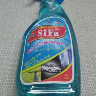 NƯỚC LAU KÍNH SIFA 650ml CAO CẤP