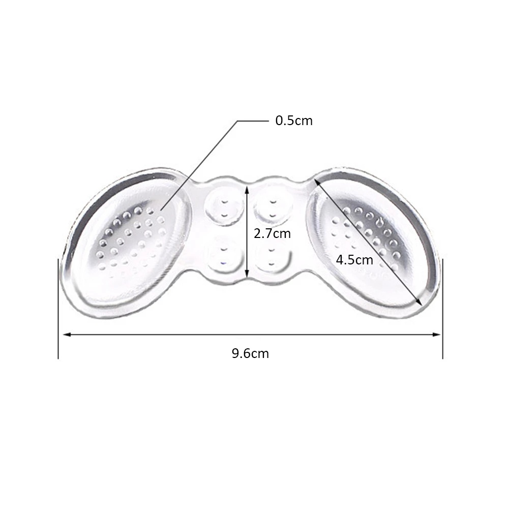 Miếng Dán Gót Chân Bằng Silicon Mềm Trong Suốt Chống Mòn Giảm Đau Dùng Khi Đi Giày Cao Gót