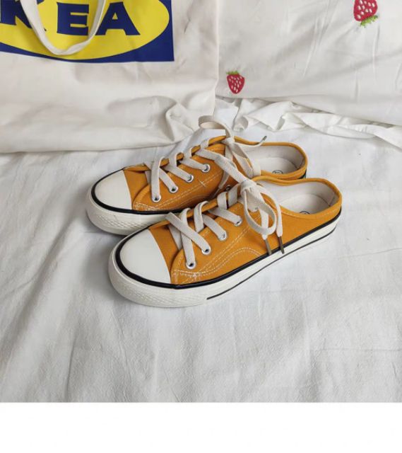 [SALE] GIÀY SỤC/ ĐẠP GÓT ULZZANG VẢI 1970s ❌ Y ẢNH 💯* SZ NAM LINK KHÁC | BigBuy360 - bigbuy360.vn