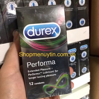 { Siêu Rẻ} Combo 3 hộp Bao cao su KÉO DÀI THỜI GIAN Durex Performa - 36 cái { Shop Yêu Thích}