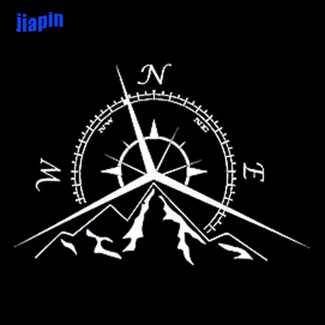 Decal Dán Xe Hơi Hình La Bàn