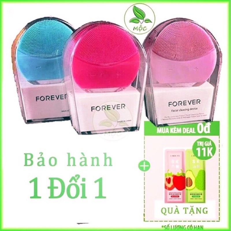 Nhận sỉ máy rửa mặt Forever Lina mini đủ màu màu xanh hồng nhạt hồng đậm