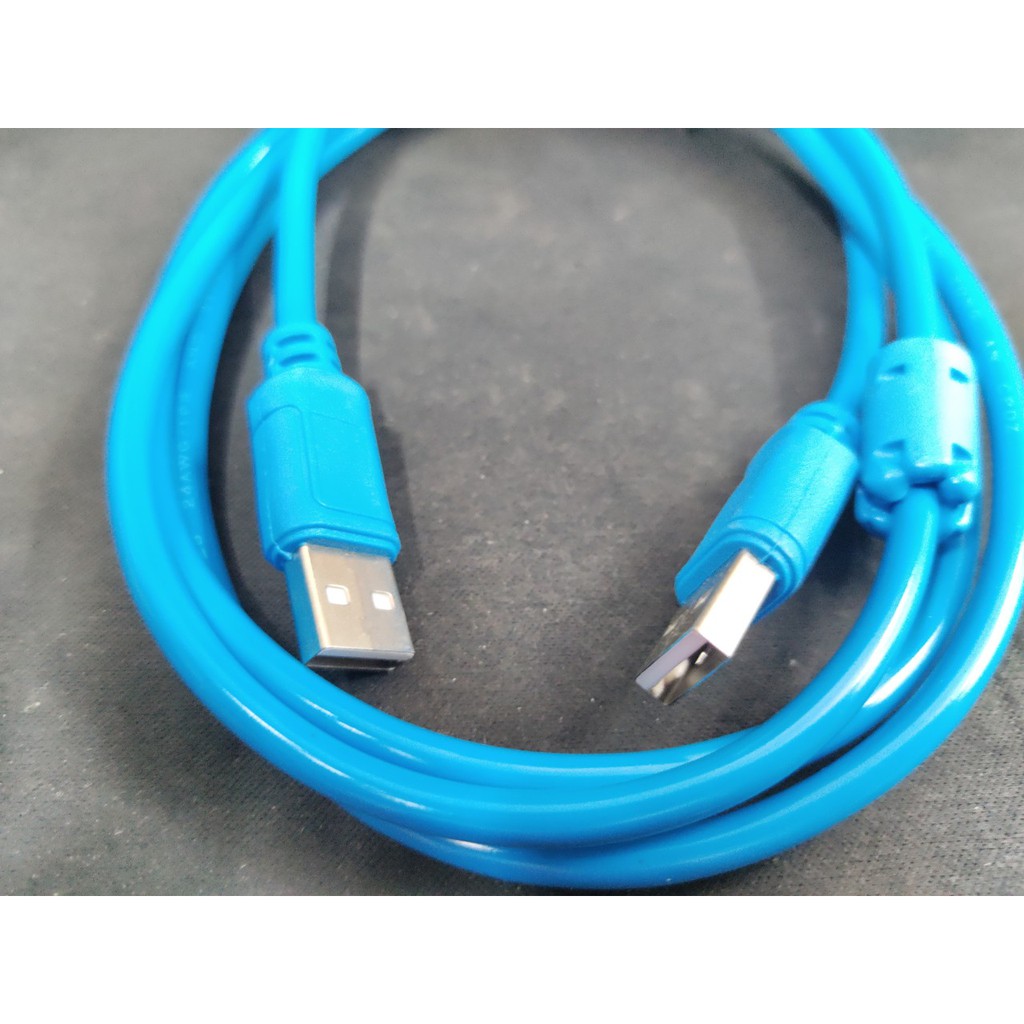 Dây cáp USB 2.0 2 đầu đực dài 1.5m có cục chống nhiễu