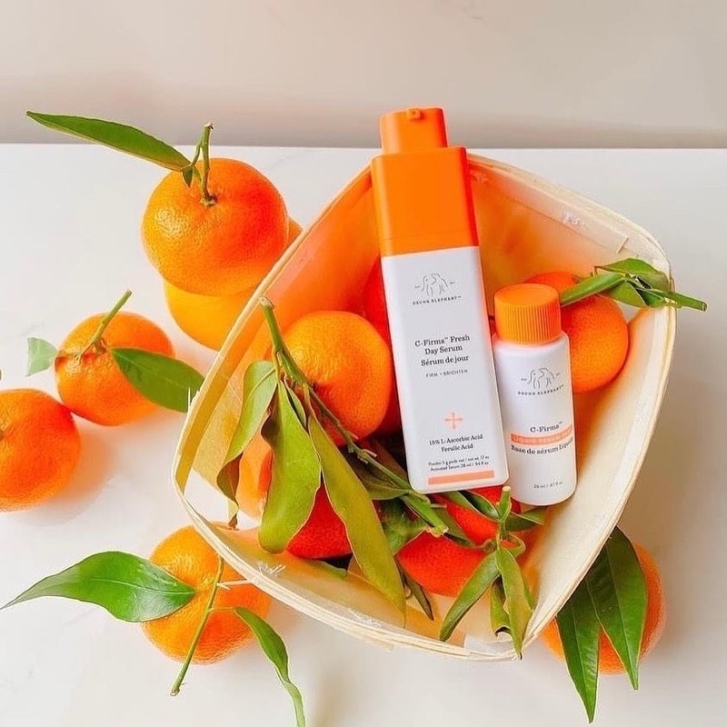 Tinh chất làm sáng và chống oxy hóa chứa 15% Vitamin C tươi Drunk Elephant C-Firma Fresh Day Serum 28ml