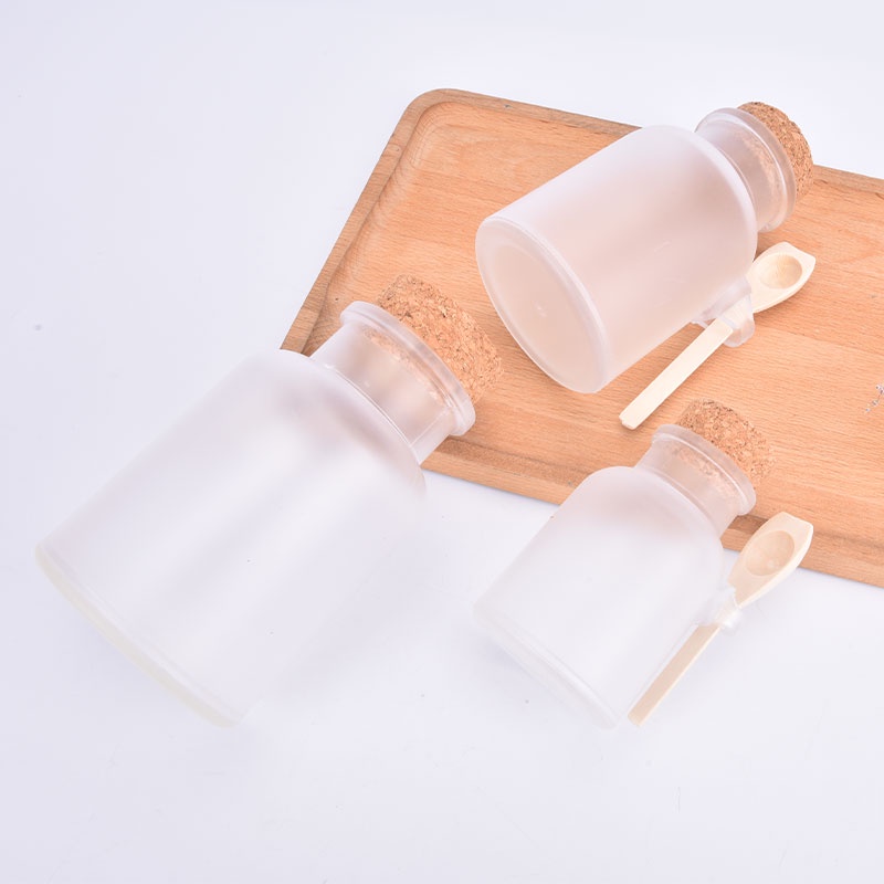 1 Lọ Rỗng Đựng Muối Tắm Kèm Muỗng Gỗ