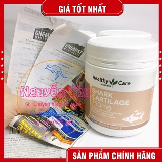 Sụn Vi Cá Mập HEALTHY CARE SHARK CARTILAGE 750MG 200 Viên (Úc)