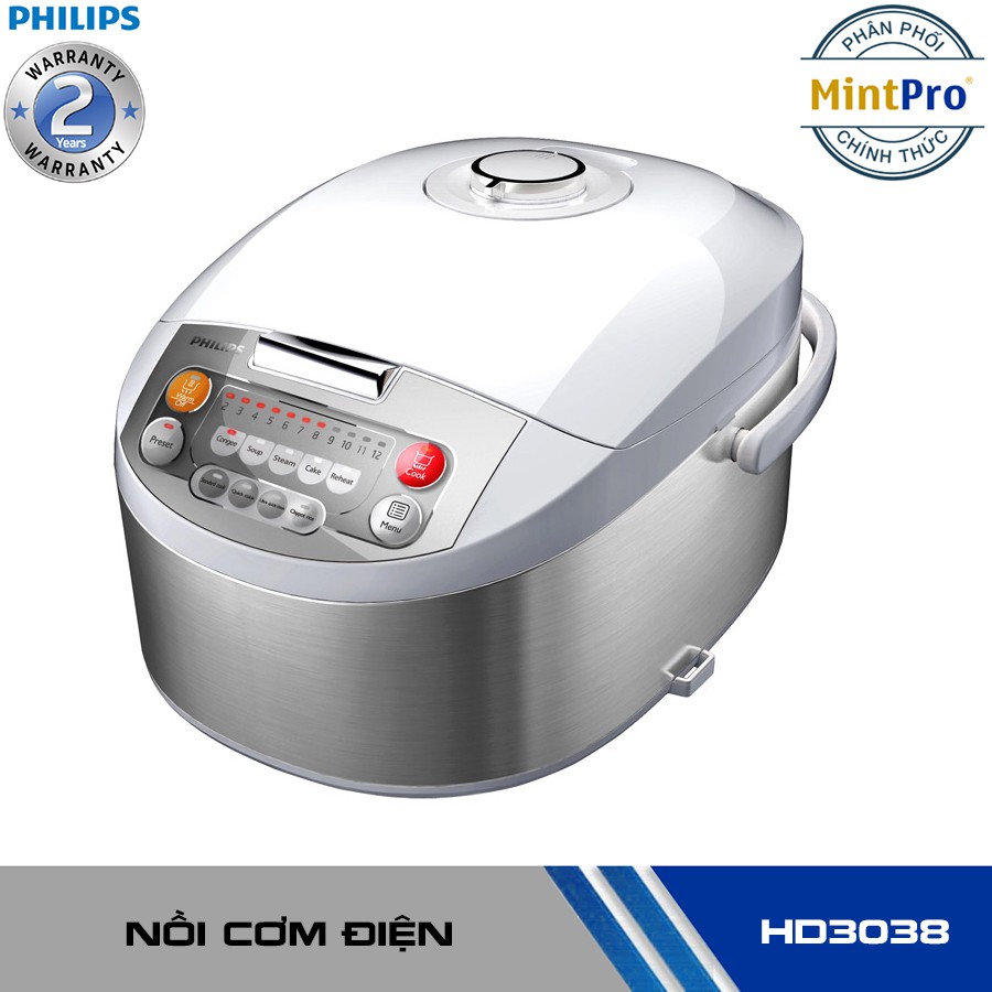 Nồi cơm điện Philips 1.8 lít HD3038