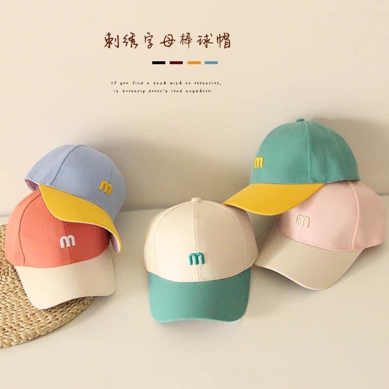 Mũ lưỡi trai chữ M 𝑭𝑹𝑬𝑬𝑺𝑯𝑰𝑷 Cứng Cáp, Dày Dặn