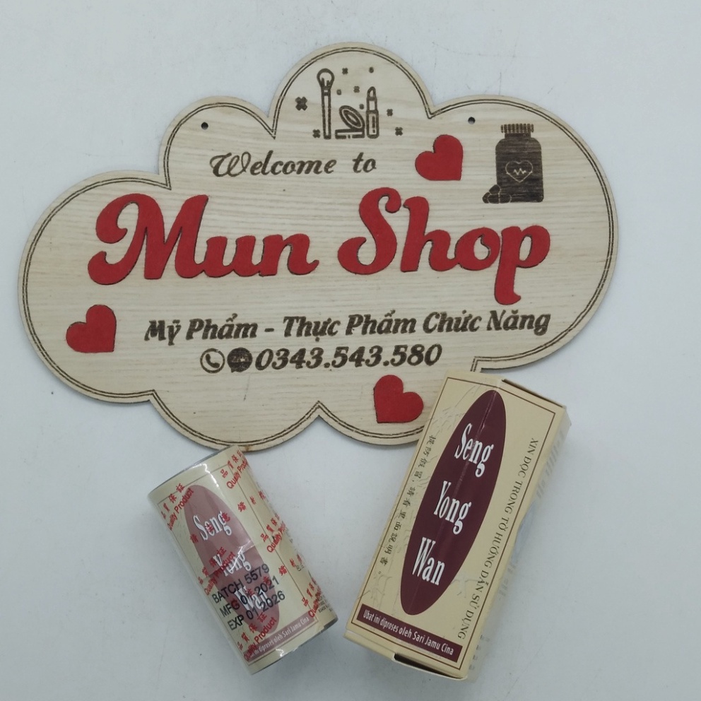 Sâm Nhung Hoàn - Seng Yong Wan - Giúp tăng cân, ngủ ngon hộp 20 viên - Date mới