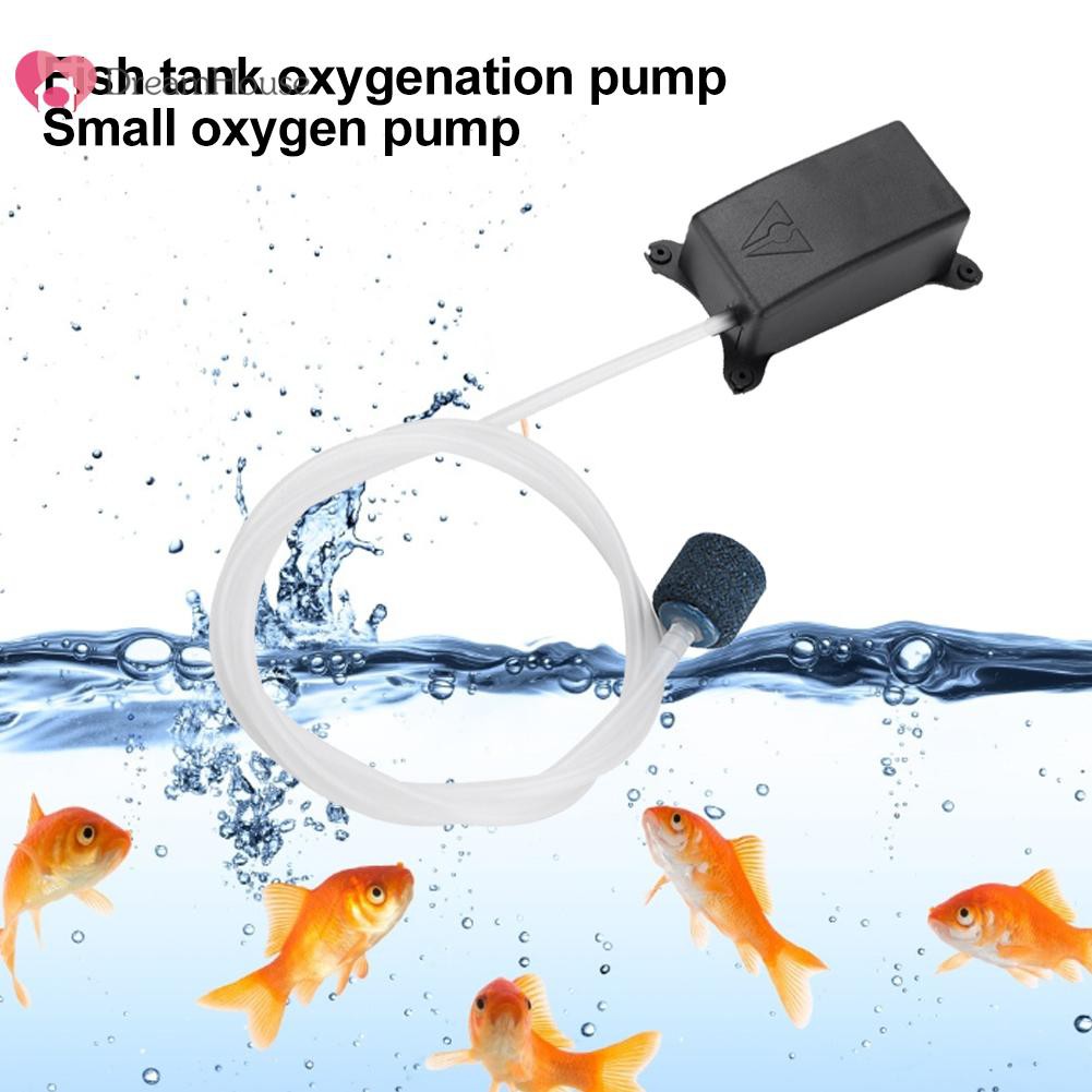 ☀Ultra Low Noise Fish Tank Rubber Oxygen Pump Mini Single Outlet Air Pump