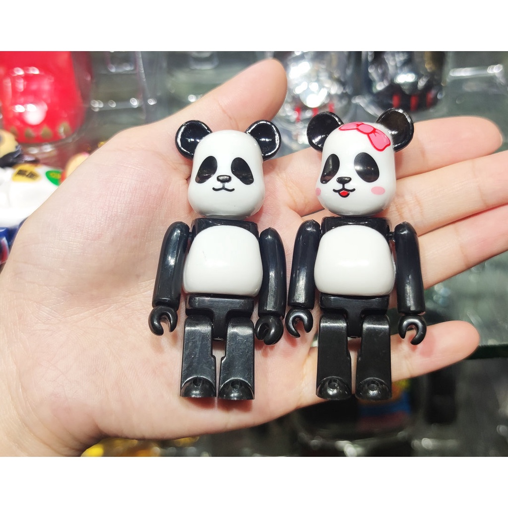 Khối Lắp Ráp Bearbrick 100% Hình Gấu Violent 7cm