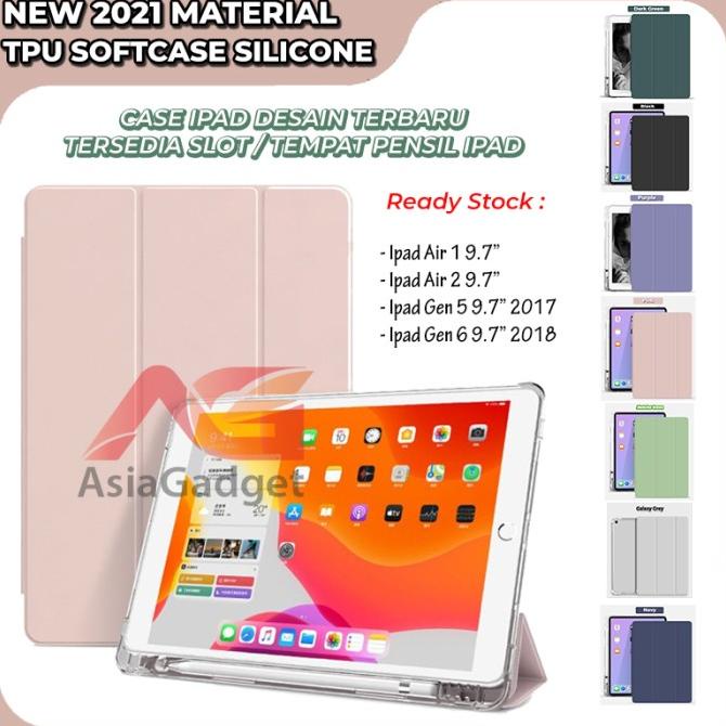 Ốp Lưng Nhựa Dẻo Cho Ipad Air1/Air2 Gen 5/6 2017 2018 9.7"
