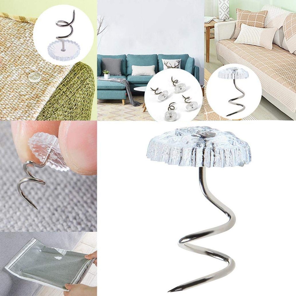 Set 30 Ghim Cố Định Đầu Bọc Ghế Sofa / Giường Bằng Thép Không Gỉ DIY