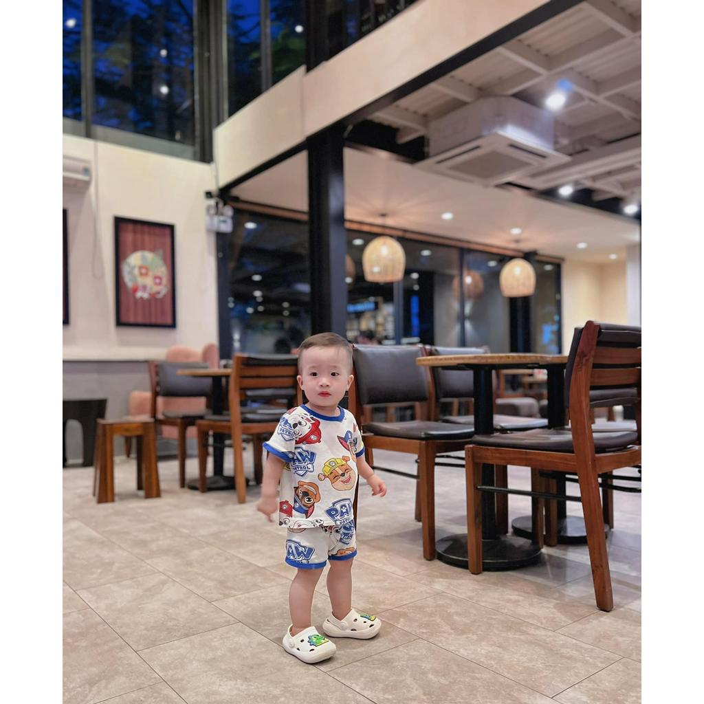 Set quần áo bé trai lớn kids HM Auth