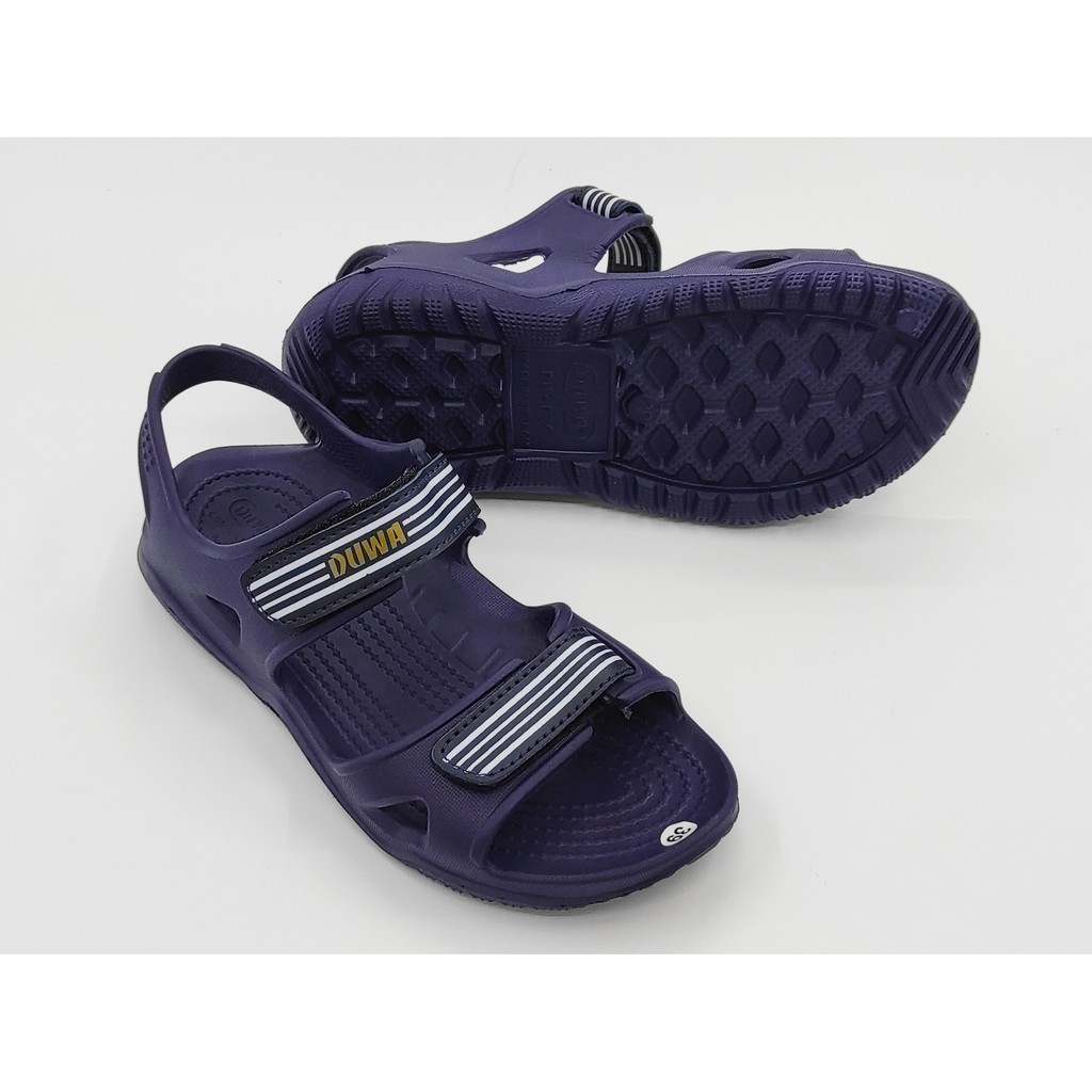 Giày sandal nam Bevis chất liệu xốp EVA đúc nguyên khối siêu nhẹ, siêu êm chân BE136-1 (Xanh đen)