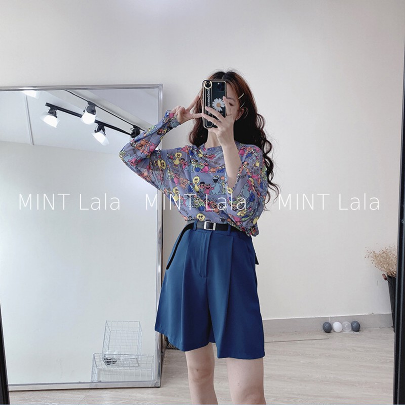 Quần Ống Rộng Lưng Cao Cài Nút Hot Hit - 3 Size