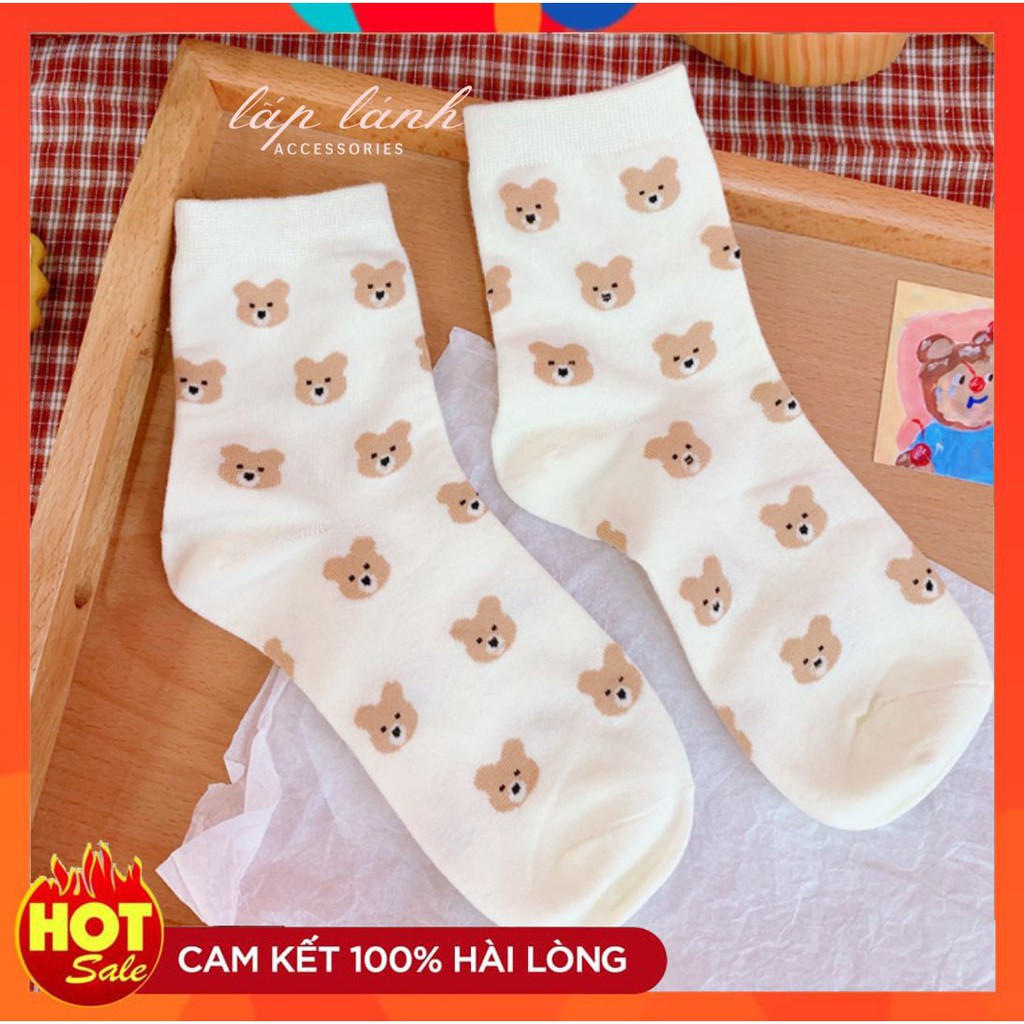 [HOT] TẤT VỚ CỔ CAO GIÁNG SINH NOEL MÙA ĐÔNG COTTON CO GIÃN ẤM ÁP XINH XẮN 214VOGAU