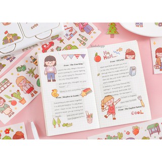Sticker 39x6,5cm Cô Gái Zaomo