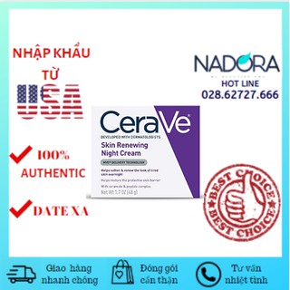 Kem Dưỡng Ẩm Da Ban Đêm Cerave Skin Renewing Night Cream 48g